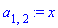 a[1, 2] := x