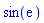 sin(exp(1))