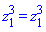z[1]^3 = z[1]^3