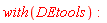 with(DEtools)
