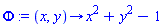 Phi := proc (x, y) options operator, arrow; x^2+y^2-1 end proc