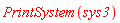 PrintSystem(sys3)
