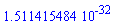 0.1511415484e-31