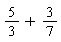 5/3+3/7