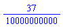37/10000000000