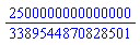 2500000000000000/3389544870828501