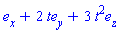Vector[column]([[1], [2*t], [3*t^2]], ["x", "y", "z"])