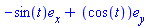 Vector[column]([[-sin(t)], [cos(t)]], ["x", "y"])