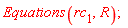 Equations(rc[1], R)