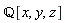 rational[x, y, z]