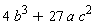 4*b^3+27*a*c^2