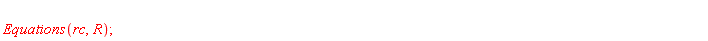 Equations(rc, R)