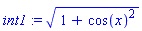 (1+cos(x)^2)^(1/2)
