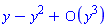 series(y-y^2+O(y^3),y,3)