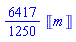(6417/1250)*Unit([m])