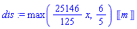 dis := max((25146/125)*x, 6/5)*Unit([m])