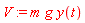 V := m*g*y(t)