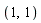 1, 1