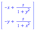 Vector[column]([[((x+I*y)^2-1)^(1/2)-(x+I*y-1)^(1/2)*(x+I*y+1)^(1/2)], [(1-(x+I*y)^2)^(1/2)-(1-x-I*y)^(1/2)*(x+I*y+1)^(1/2)]])