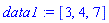 data1 := [3, 4, 7]