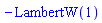 -LambertW(1)
