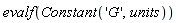 evalf(Constant('G', units))
