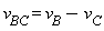v[BC] = v[B]-v[C]