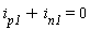 i[p1]+i[n1] = 0