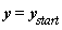 y = y[start]