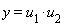 y = u[1]*u[2]