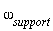 omega[support]