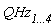 QHz[`1...4`]