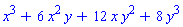 x^3+6*x^2*y+12*x*y^2+8*y^3