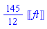 (145/12)*Units:-Unit('ft')