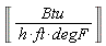 Unit('Btu'/('h'*'ft'*'degF'))