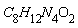 C[8]*H[12]*N[4]*O[2]