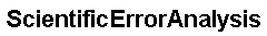 ScientificErrorAnalysis
