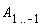 A[1 .. -1]