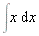 int(x, x)