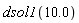 dsol1(10.0)