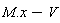 M.x-V