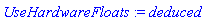 deduced