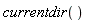 currentdir()