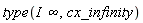 type(I*infinity, cx_infinity)