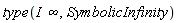type(I*infinity, SymbolicInfinity)