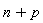 n+p