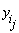 y[i][j]