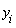 y[i]