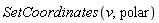 SetCoordinates(v, polar)