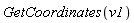 GetCoordinates(v1)